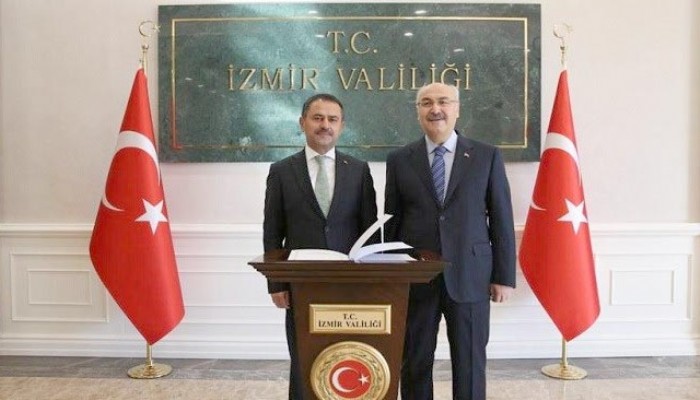 Çanakkale Valisi Aktaş, İzmir Valisi Köşger’i Ziyaret Etti