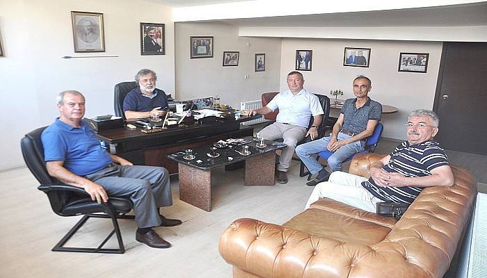 CHP Lapseki yönetimi Boğaz Medya’yı ziyaret etti
