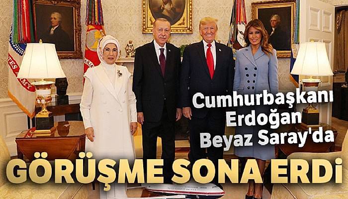 Cumhurbaşkanı Erdoğan - Trump görüşmesi sona erdi!