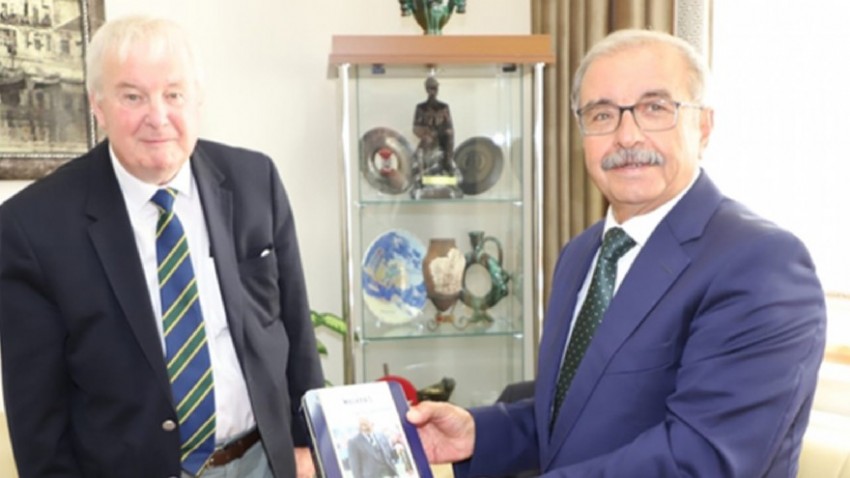 Başkan Mustafa Özacar'ı Makamında Ziyaret Ettiler