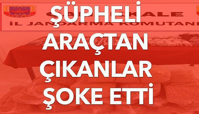 Biga'da şüpheli araçtan çıkanlar şoke etti!