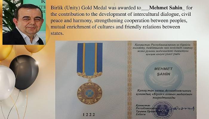 ÇOMÜ’ye bir madalya da Kazakistan’dan