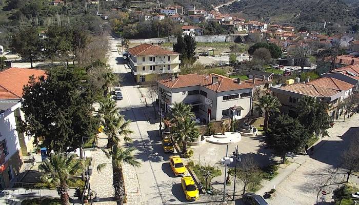 Sessizliği bürünen Türkiye'nin en büyük adası 'Gökçeada', havadan görüntülendi