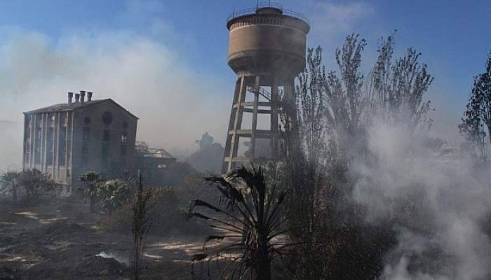 İzmir'de korkutan yangın