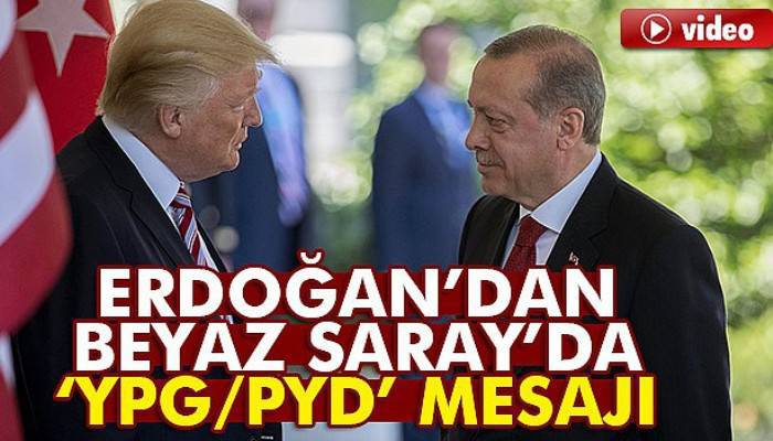 Erdoğan’dan Beyaz Saray’da 