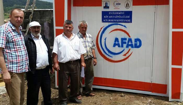 AFAD’DAN ‘ACİL DURUM’ KONTEYNERİ