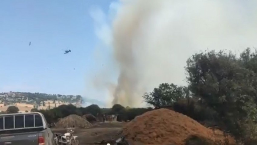 Çanakkale'de iki yangın birden çıktı
