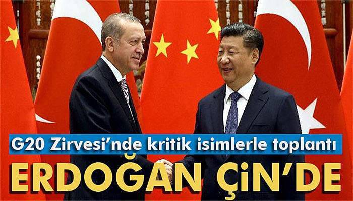 Cumhurbaşkanı Erdoğan, Çin Devlet Başkanı Jinping ile görüştü