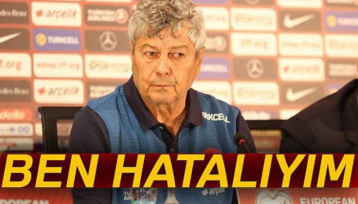 Lucescu: 'Futbolcular değil, ben hatalıyım'