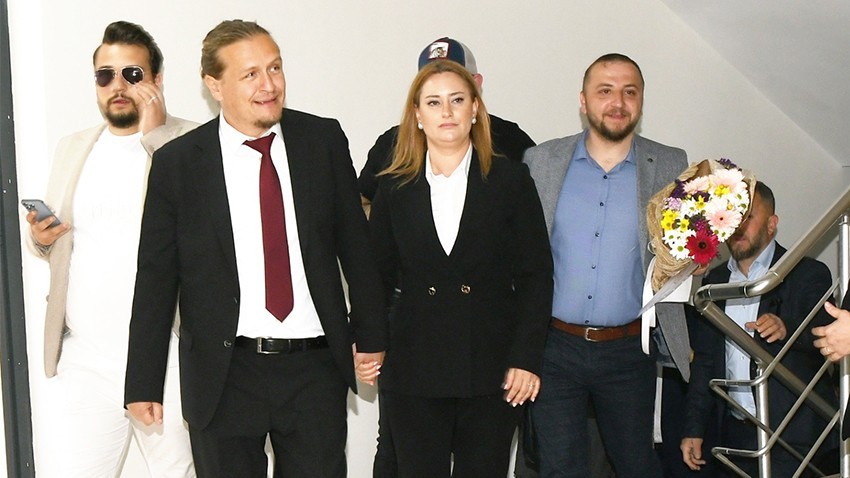 Lapseki’de devir teslim yapıldı (videolu)