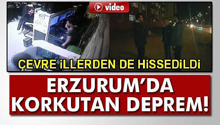 Erzurum'da deprem