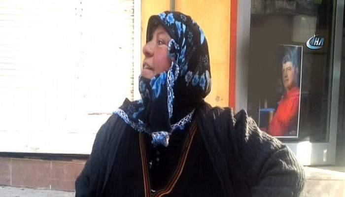  Dilenci kadın zabıta ekiplerini bile şaşırttı