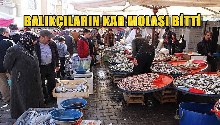 Balıkçıların Kar Molası Bitti