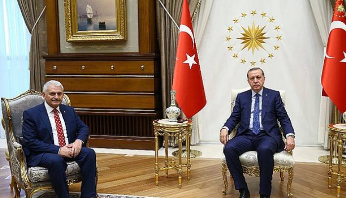 Cumhurbaşkanı Erdoğan Başbakan Yıldırım’la görüştü