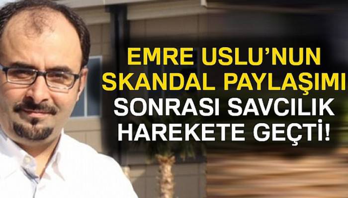 Sakarya Cumhuriyet Başsavcılığı Emre Uslu hakkında soruşturma başlattı