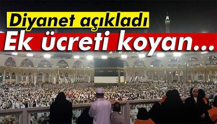 Diyanet: Ek ücreti koyan Suudi Arabistan
