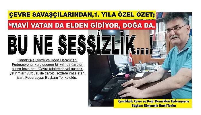 ''MAVİ VATAN DA ELDEN GİDİYOR, DOĞA DA. BU NE SESSİZLİK…!''