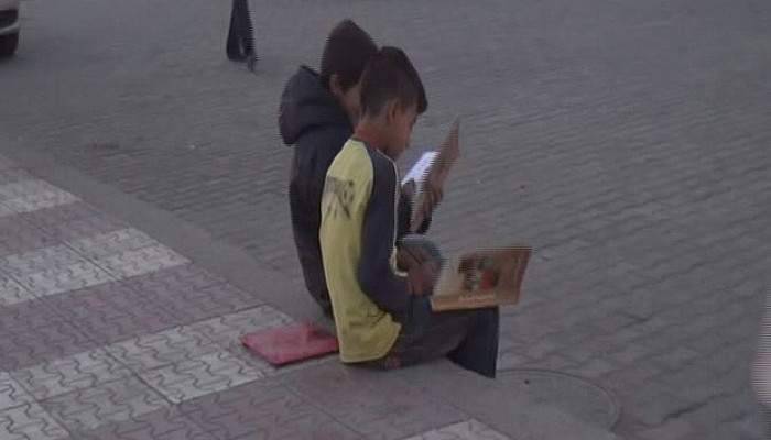 Suriyeli çocukların okuma azmi