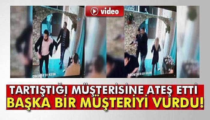 Tartıştığı müşterisine ateş etti, başka bir müşteriyi vurdu