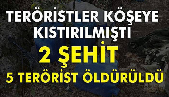 Köşeye kıstırılmışlardı: 5’i öldürüldü