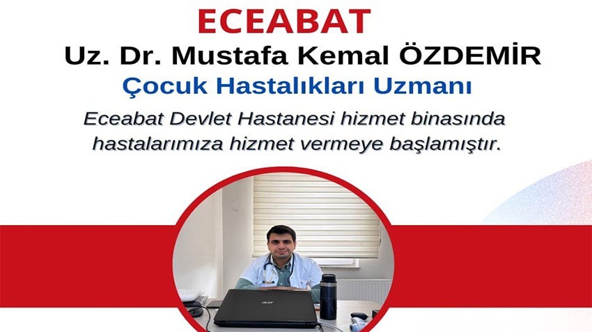 Eceabat'ta Çocuk Hastalıkları Uzmanı Özdemir göreve başladı