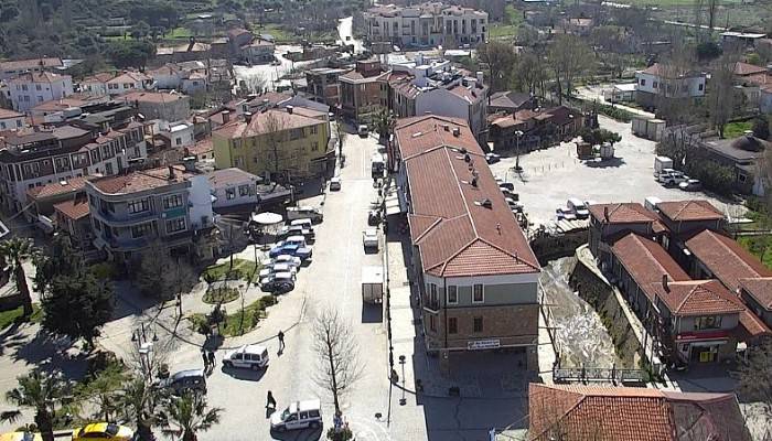 Dünyanın ilk ve tek sakin adası unvanı bulunan Gökçeada sessizliğe büründü (VİDEO)