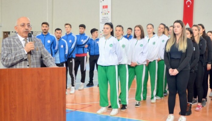 Türkiye Üniversiteler Arası Voleybol Turnuvasının Açılış Töreni Gerçekleştirildi