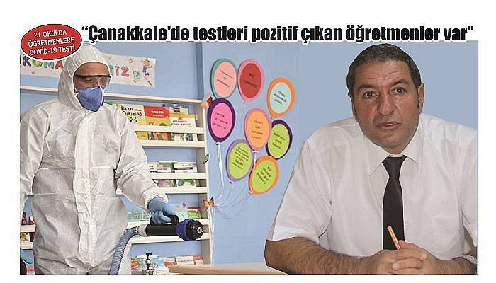 21 OKULDA ÖĞRETMENLERE COVİD-19 TESTİ