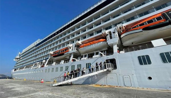 Çanakkale'ye kurvaziyer gemisiyle 887 turist geldi