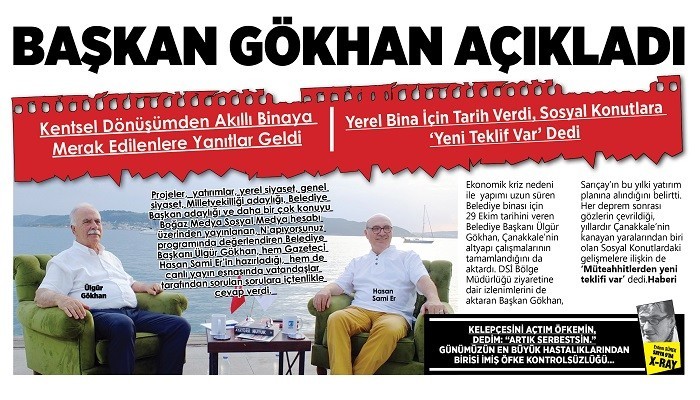 Başkan Gökhan Boğaz Medya’da Soruları Yanıtladı