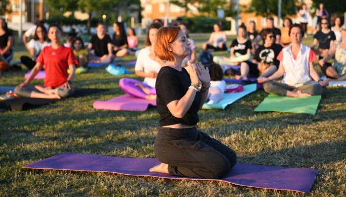 Dünya Yoga Günü Özgürlük Parkı'nda Kutlandı