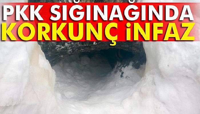 PKK sığınağından infaz çıktı