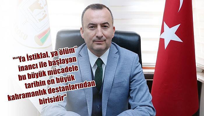 Baro Başkanı Şarlan'dan 19 Mayıs Mesajı