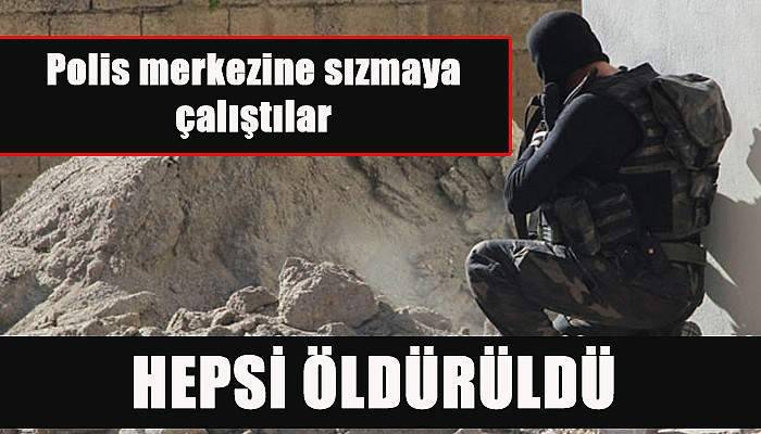 El bombasıyla polise saldıran 2 terörist öldürüldü