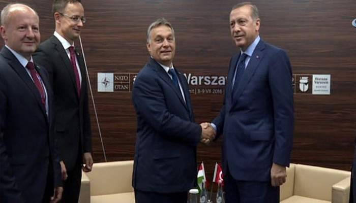 Erdoğan, Macaristan Başbakanı Orban ile görüştü