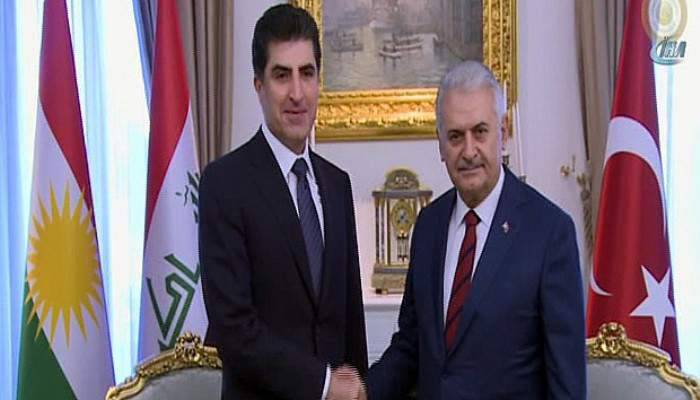 Başbakan Yıldırım Neçirvan Barzani ile bir araya geldi