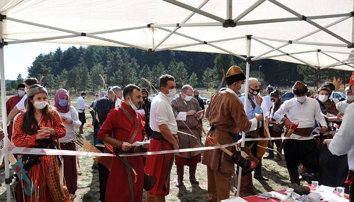 Gölcük Yaylası'nda okçu buluşmasına Çanakkale'den katılım sağlandı