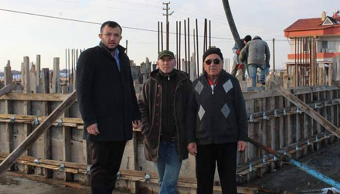  Başkan Yavaş Çiftlik ovası cami inşaatını gezdi