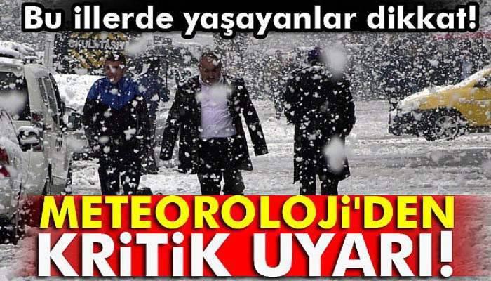 Bu illerde yaşayanlar dikkat!