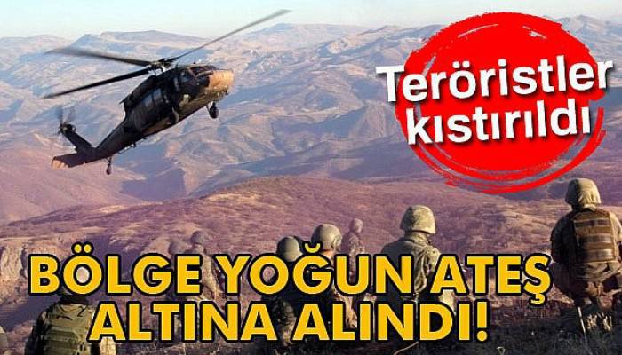  16 kişilik PKK’lı terörist grup kıstırıldı