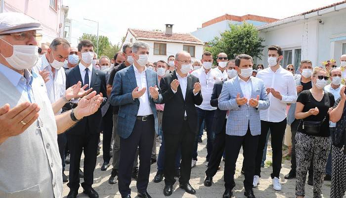 İçişleri Bakan Yardımcısı İnce, eski makam şoförünün cenazesine katıldı