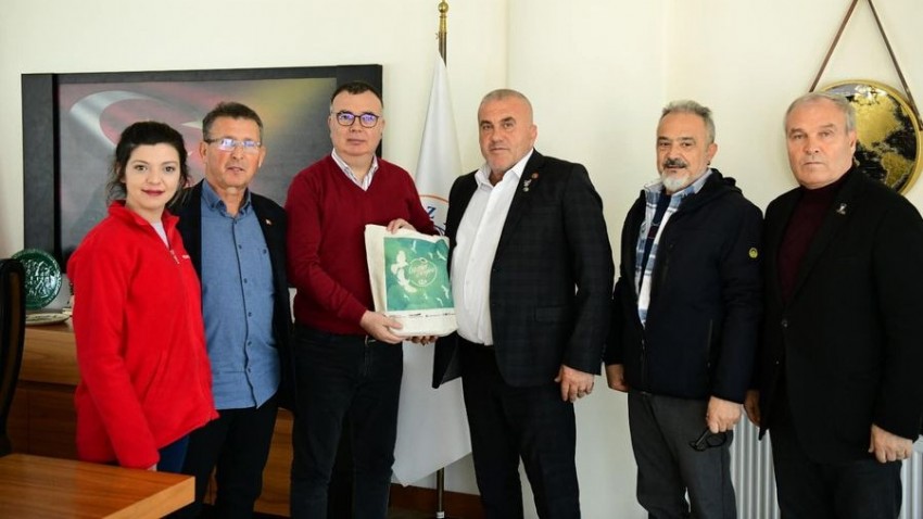 Antalya Çanakkaleliler Derneği, Kepez Belediye Başkanı Birol Arslan'ı Ziyaret Etti