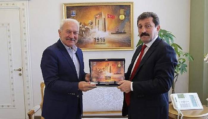 Başkan Yılmaz'dan Vali Tavlı'ya ziyaret
