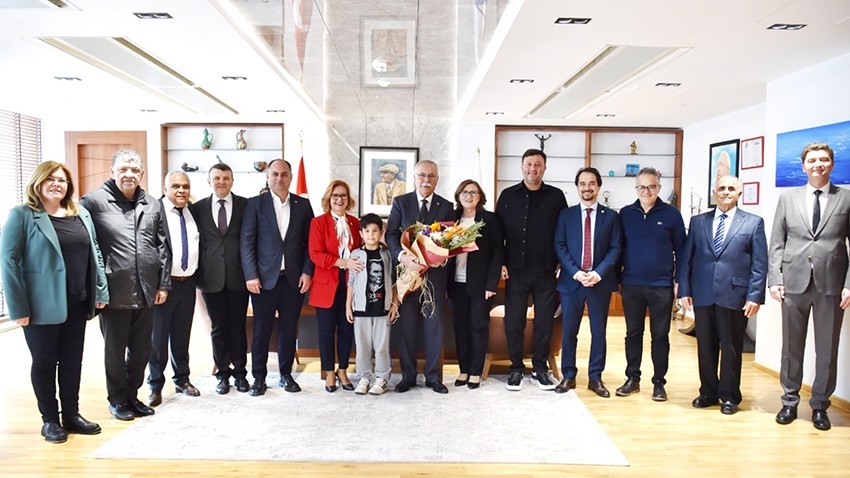 CHP belediye meclis grubundan Başkan Gökhan'a ziyaret