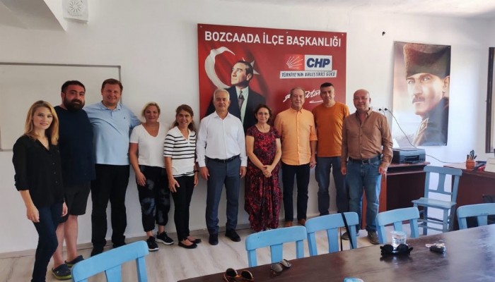 Bozcaada CHP başkanını seçti