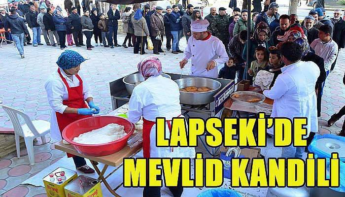  Lapseki'de Mevlid Kandili programı