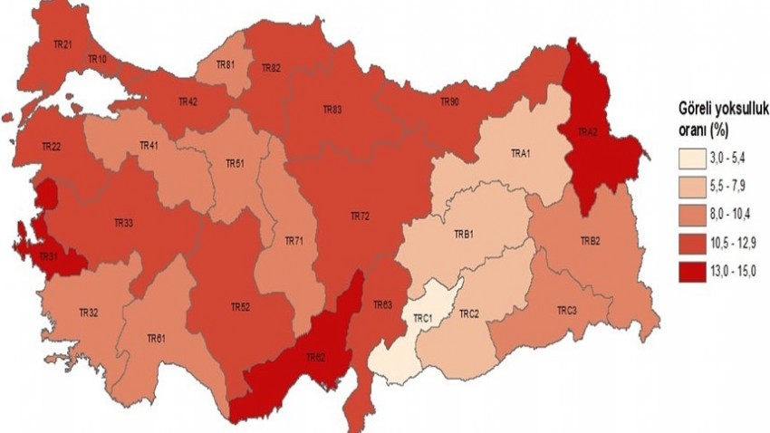 Yoksulluk oranı %14,4 oldu