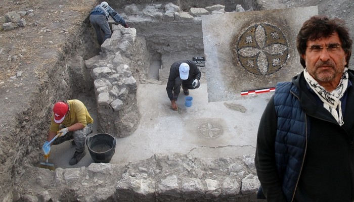 Troya Ören Yeri'nde Helenistik ve Roma dönemine ait mozaik bulundu