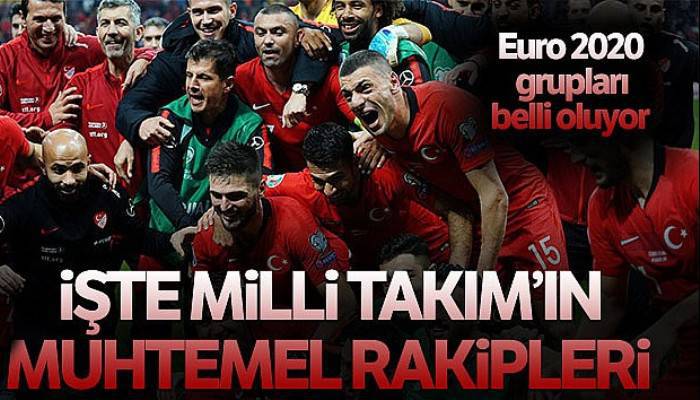 A Milli Futbol Takımımızın Euro 2020 rakipleri belli oluyor!