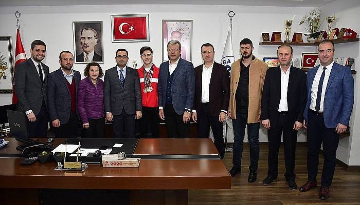 Millî atlet Anıl Korkmaz’dan Başkan Erdoğan’a ziyaret